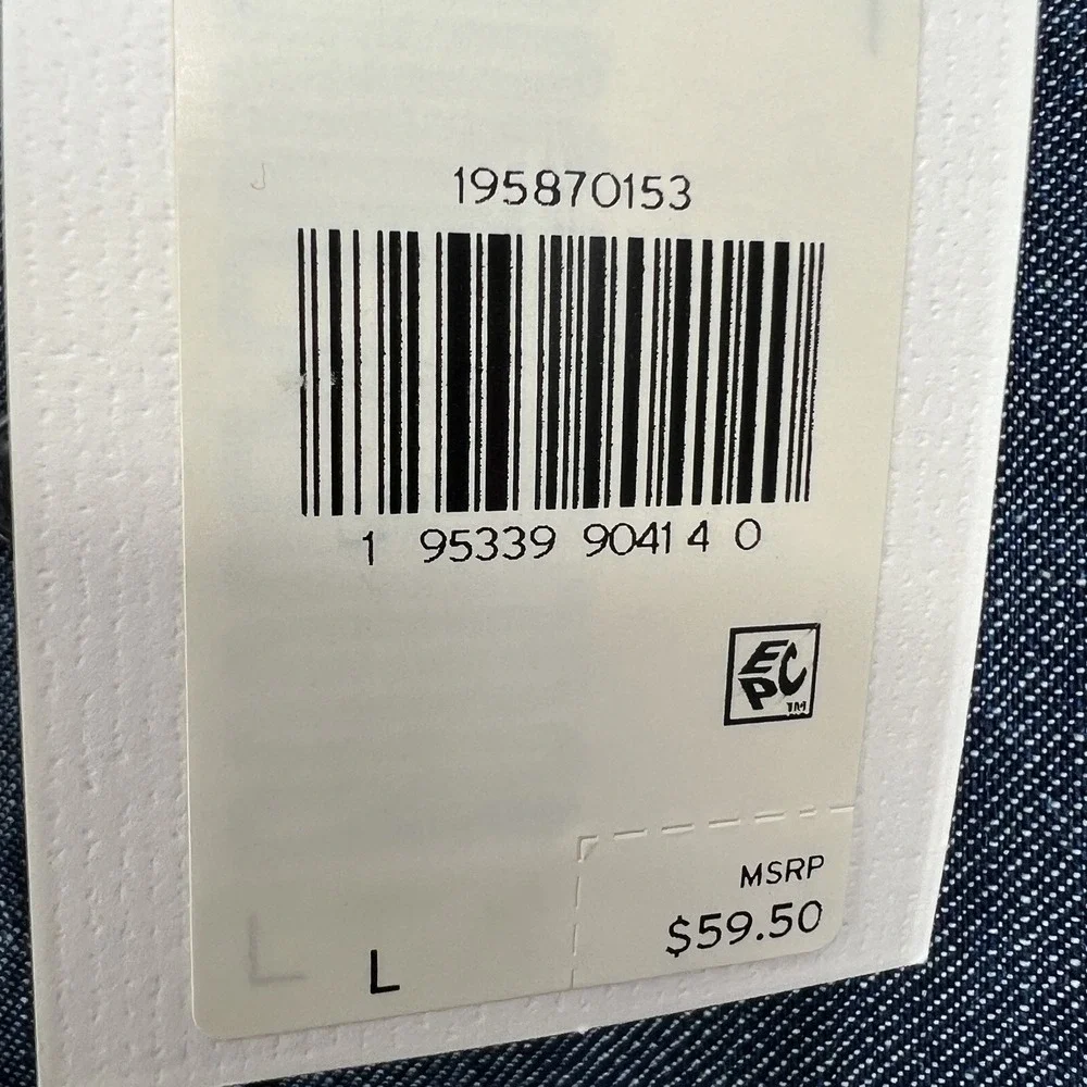 Levi's Made‎ & Crafted New Standard Shirt Dark Wash Denim Loose Fit (Size L)